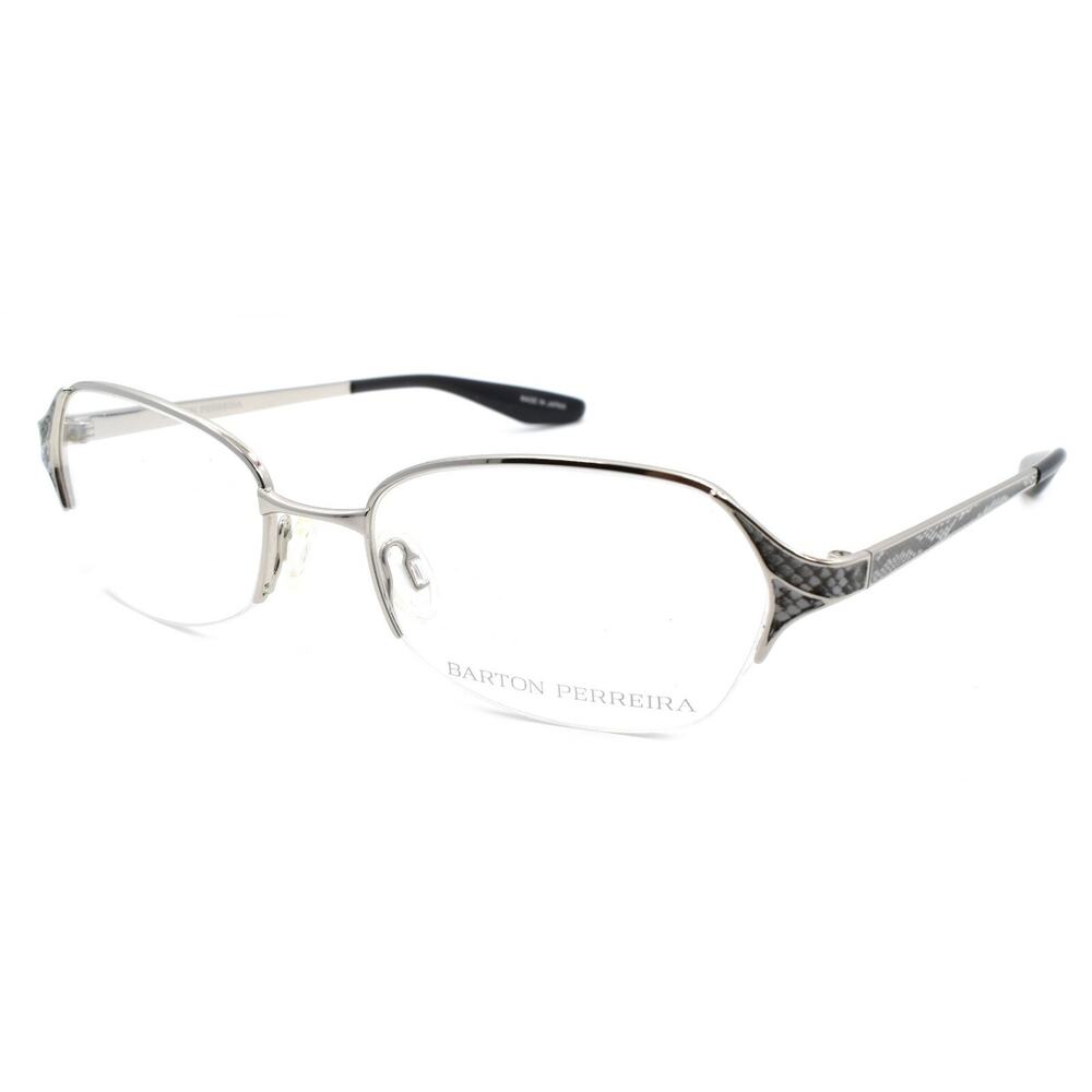 Barton Perreira Valera Women's Eyeglasses Frames 50-18-135 Snake / Silver
